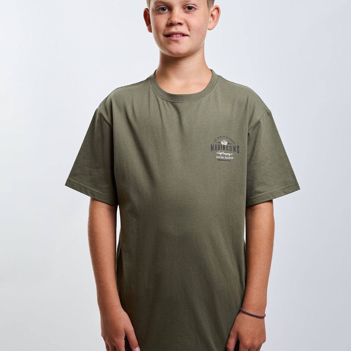 MAUI AND SONS - Polera MC Los Angeles Verde Infantil Maui And Sons