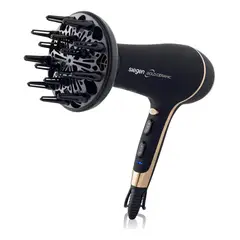 SIEGEN - Secador de Pelo – Iónico, 3 Temperaturas, 2 Velocidades, Aire Frío