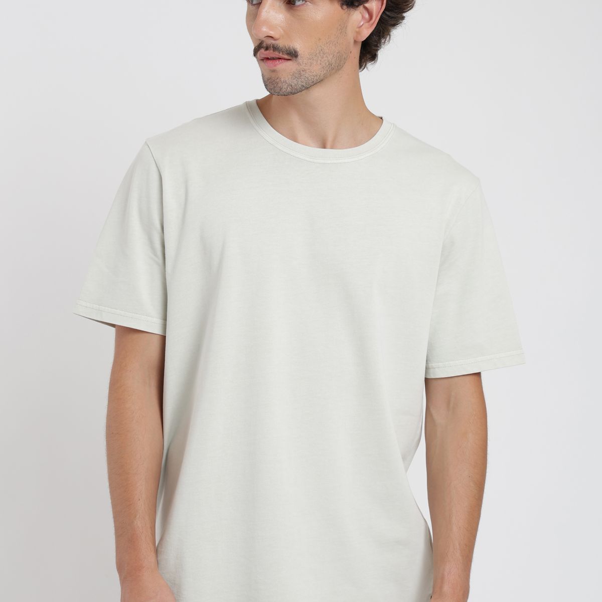 FROENS - Polera hombre manga corta Plain Heavyweight beige Froens