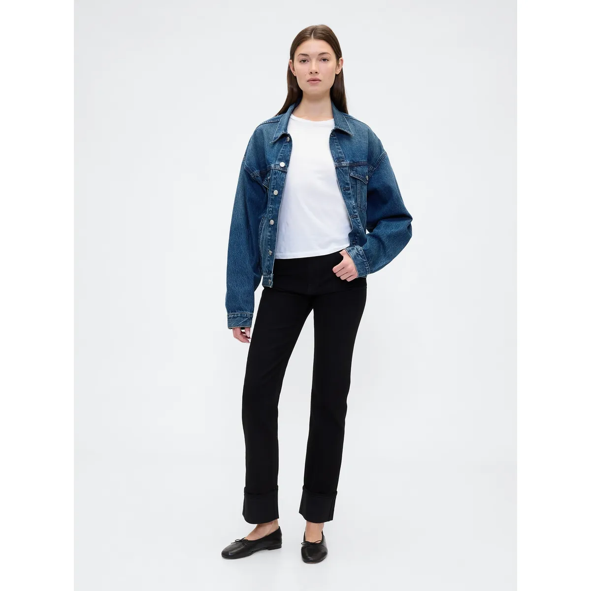 GAP - Jeans Mujer Straight Multicolor Gap
