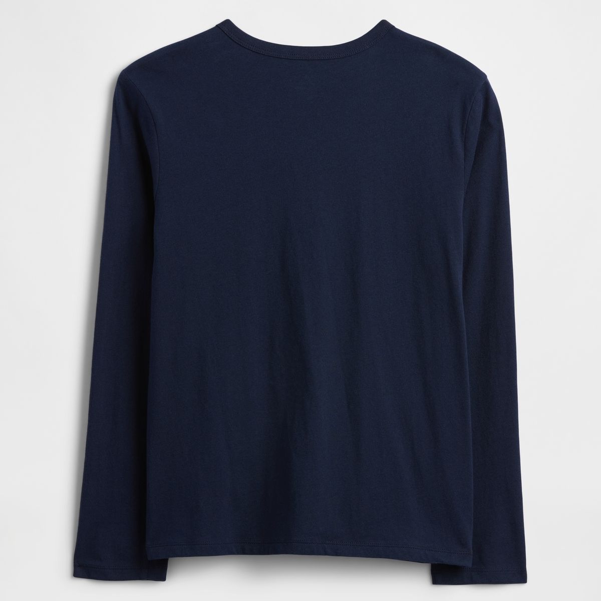 GAP - Polera Niño Manga Larga Logo Azul Gap