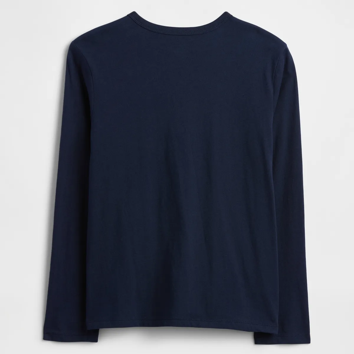 GAP - Polera Niño Manga Larga Logo Azul Gap