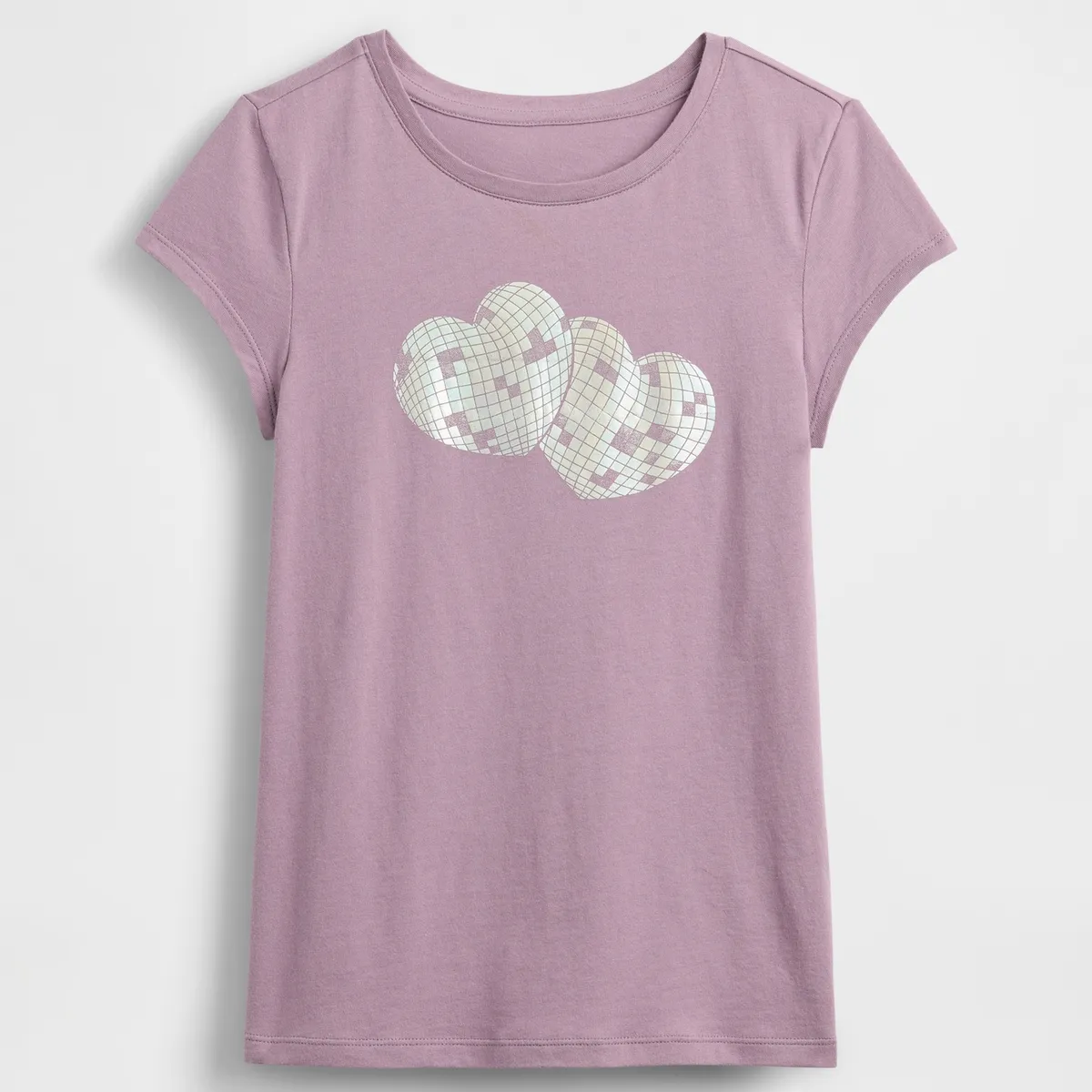 GAP - Polera Niña Gap Manga Corta Morado