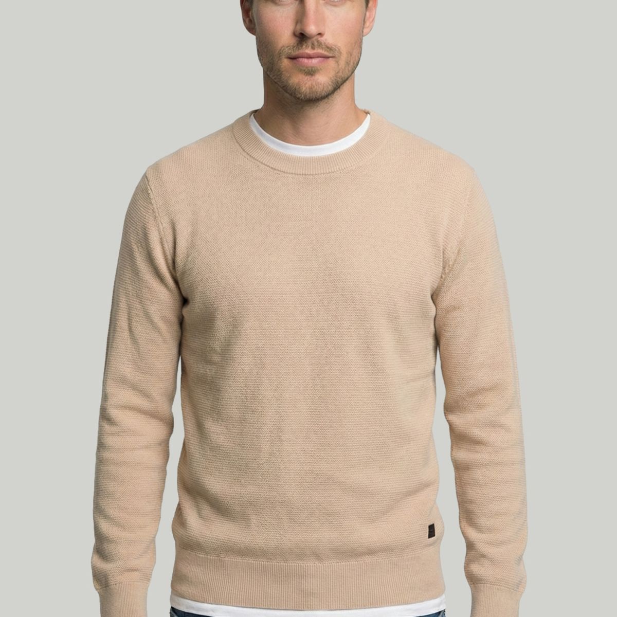 NEW MAN - Sweater Bristol Sand New Man