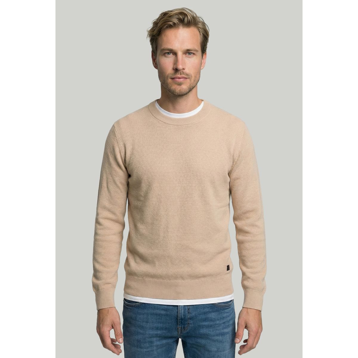 NEW MAN - Sweater Bristol Sand New Man