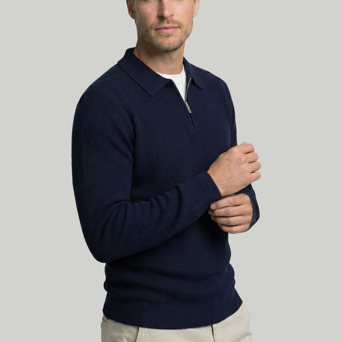 NEW MAN - Sweater London Navy New Man