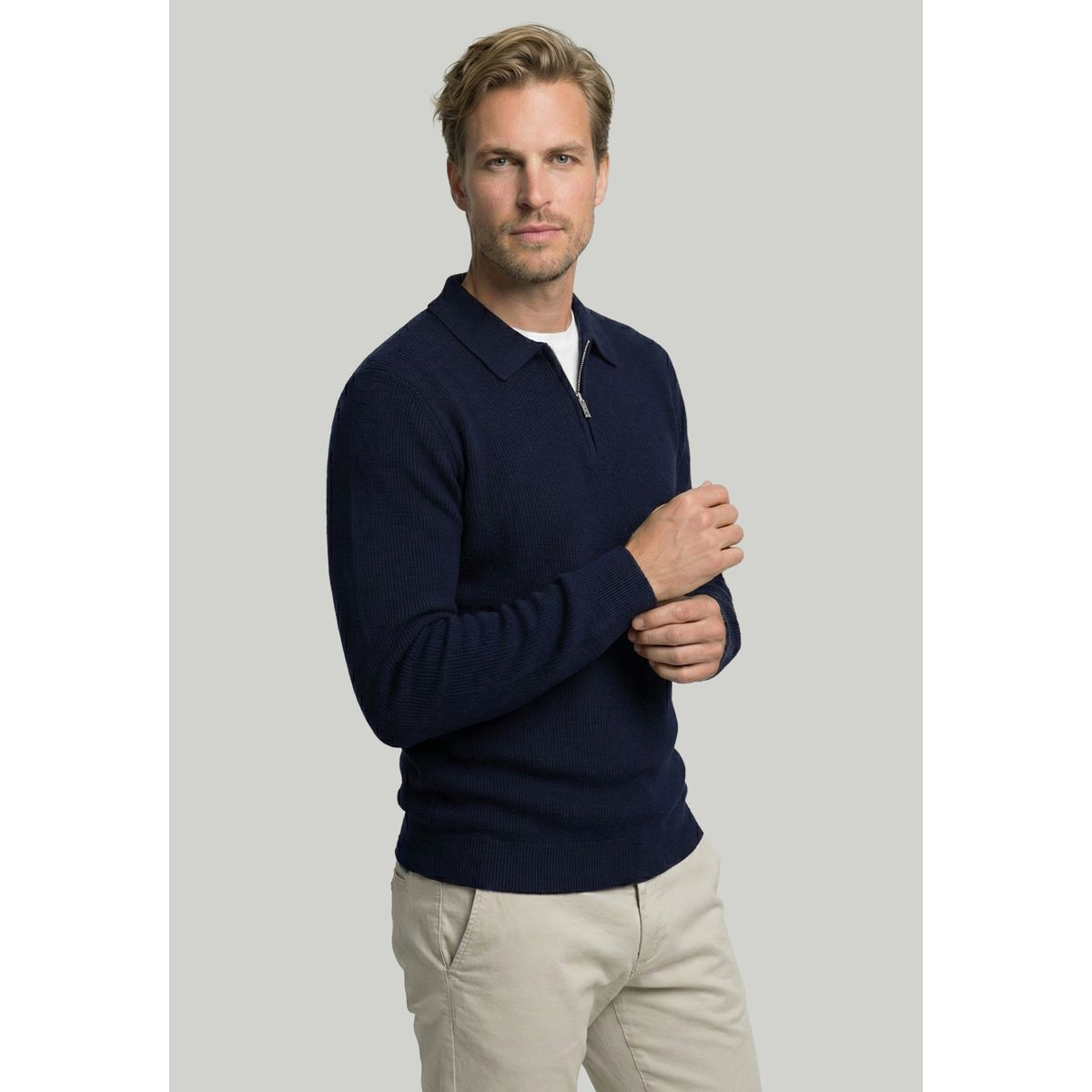 NEW MAN - Sweater London Navy New Man