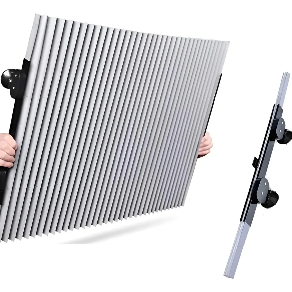 GENERICO - Quitasol Retractil Parasol Enrollable Parabrisas Auto Universal