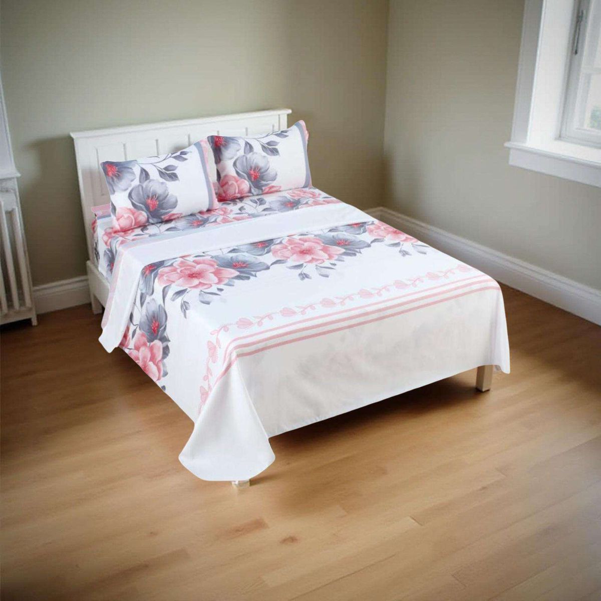 GENERICO - SABANAS SET 500 HILOS PLAZA Y MEDIA A4