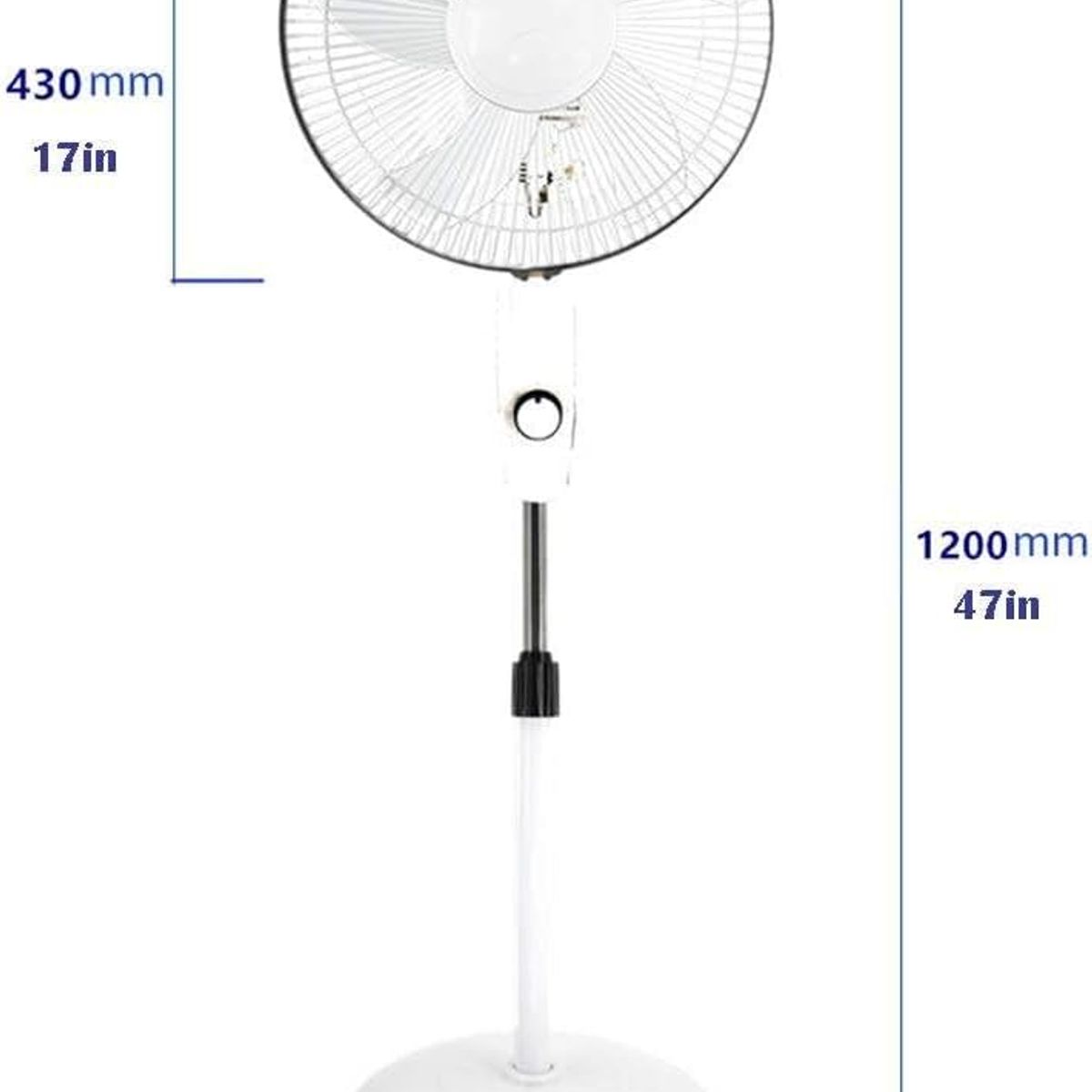 GENERICO - VENTILADOR SOLAR 16 PULGADAS PORTATIL
