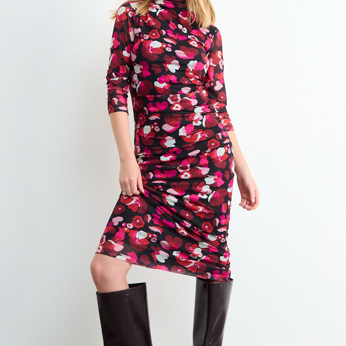 IO - Vestido Fantasia Largo Mujer Negro Io