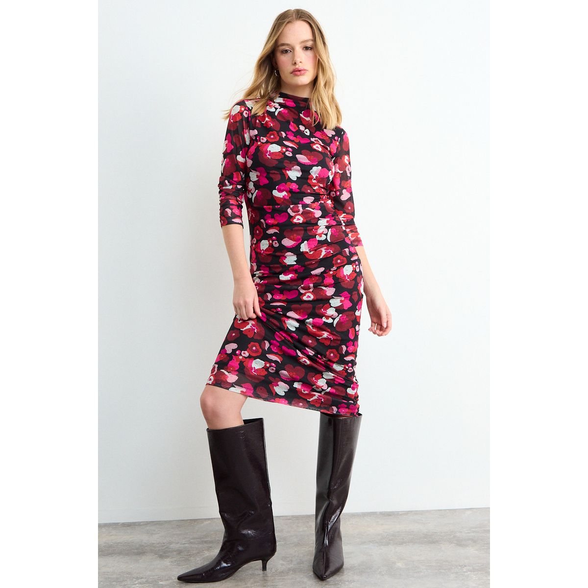 IO - Vestido Fantasia Largo Mujer Negro Io