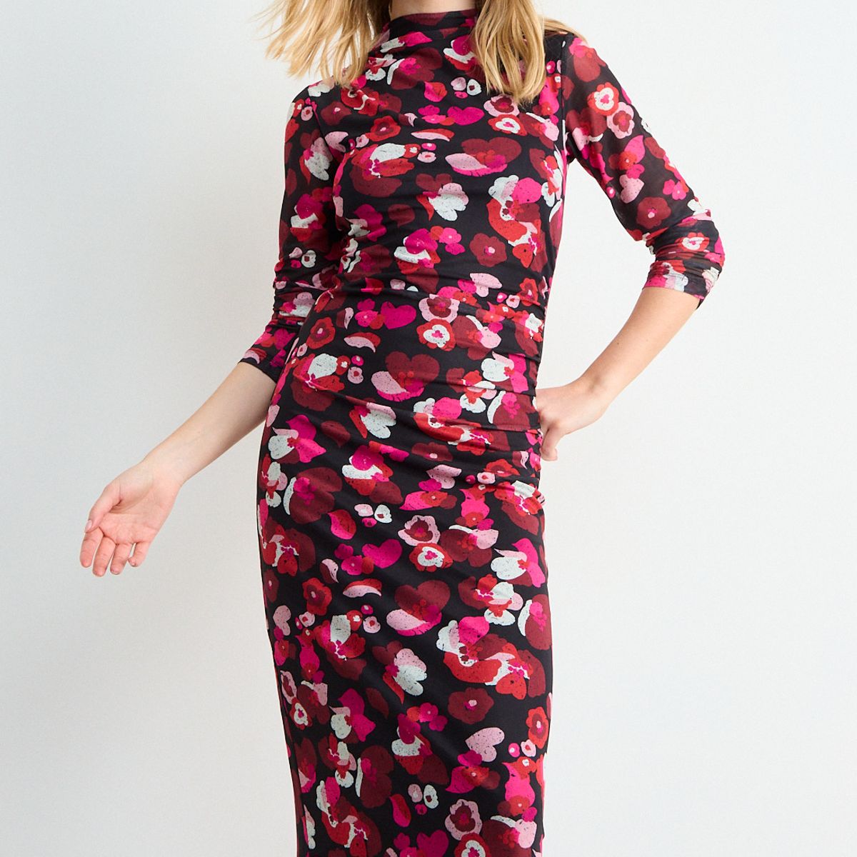 IO - Vestido Fantasia Largo Mujer Negro Io