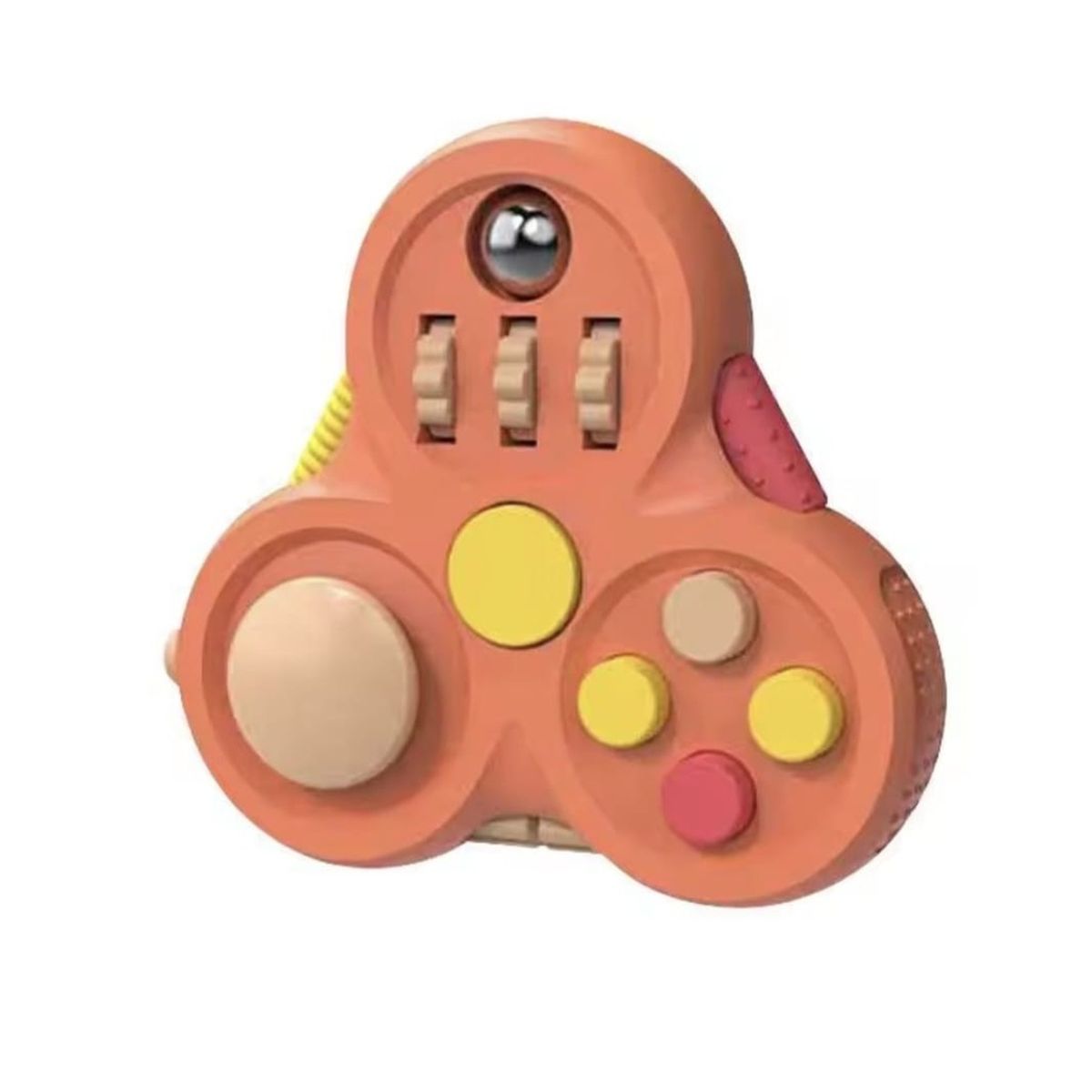 GENERICO - JUGUETE SENSORIAL FIDGET ANTI ESTRES NARANJA