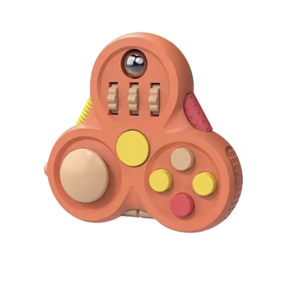 GENERICO - JUGUETE SENSORIAL FIDGET ANTI ESTRES NARANJA