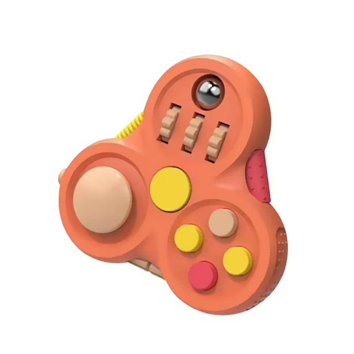 GENERICO - JUGUETE SENSORIAL FIDGET ANTI ESTRES NARANJA