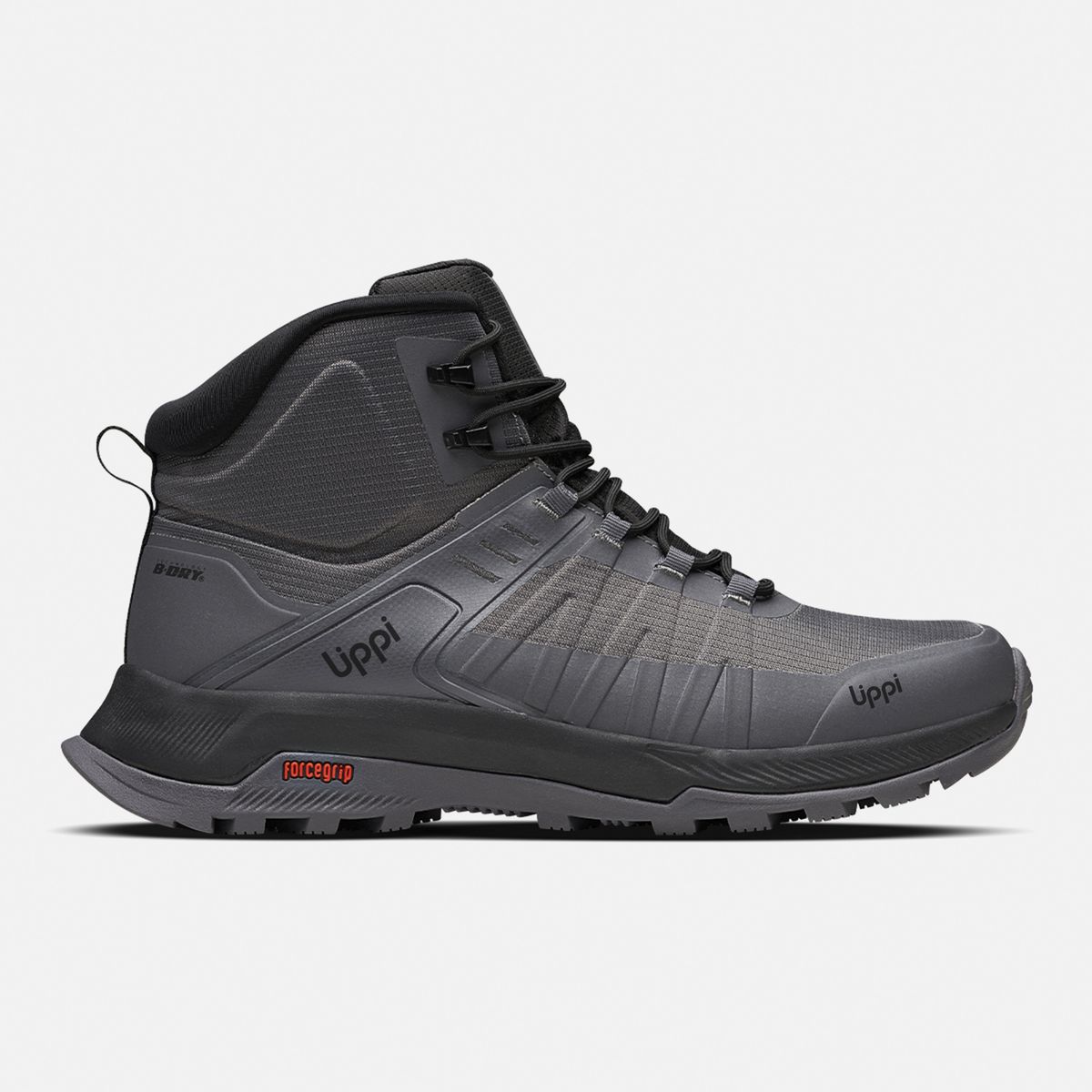 LIPPI - Zapatilla Hombre Vulcano Iron Stone Mid B-dry Gris Oscuro Lippi
