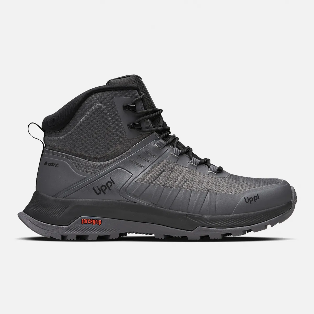 LIPPI - Zapatilla Hombre Vulcano Iron Stone Mid B-dry Gris Oscuro Lippi