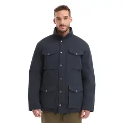 PANAMA JACK - Chaqueta Hombre Waxed Gorro Azul