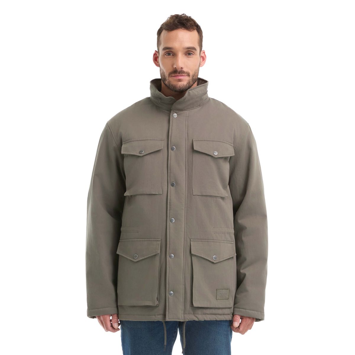 PANAMA JACK - Chaqueta Hombre Waxed Gorro Verde Panama Jack