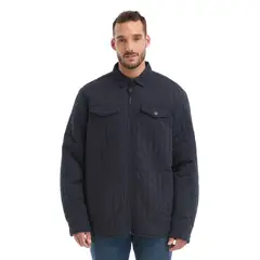 PANAMA JACK - Chaqueta Hombre Twill Algodón Acolchada Azul