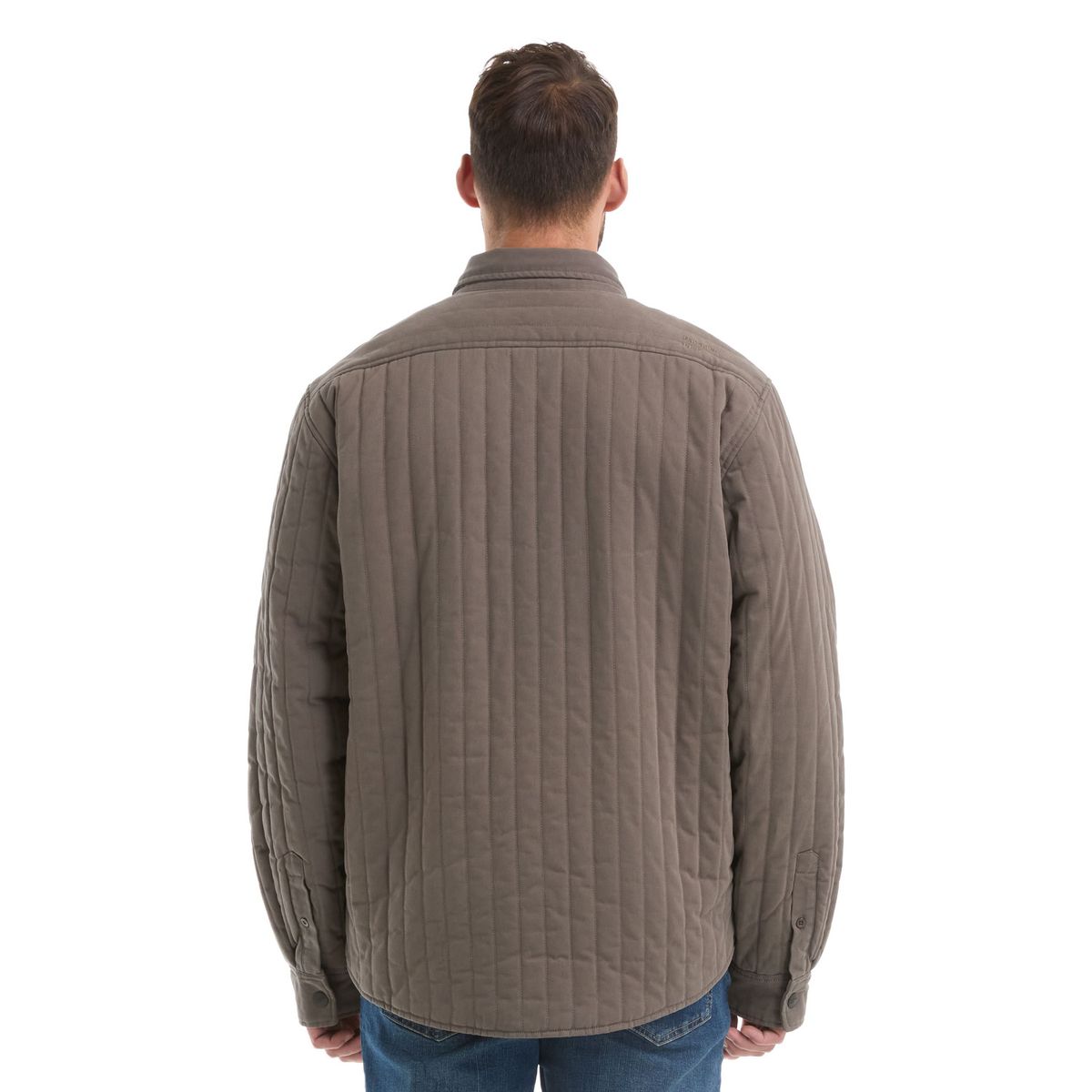 PANAMA JACK - Chaqueta Hombre Twill Algodón Acolchada Gris Panama Jack