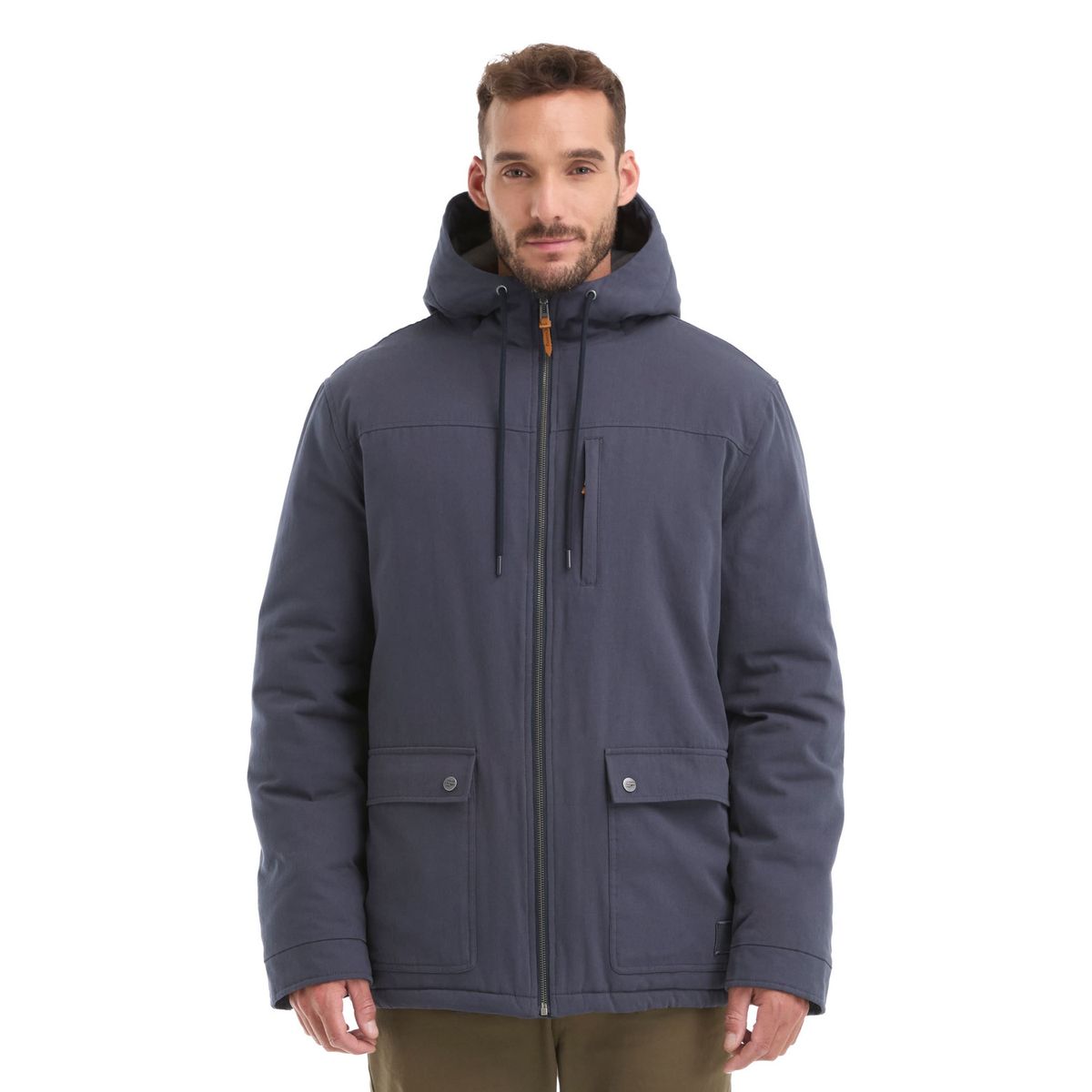 PANAMA JACK - Chaqueta Hombre Canvas Gorro Azul Panama Jack