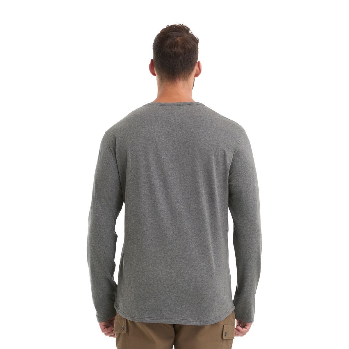PANAMA JACK - Polera Hombre Manga Larga Gris Panama Jack
