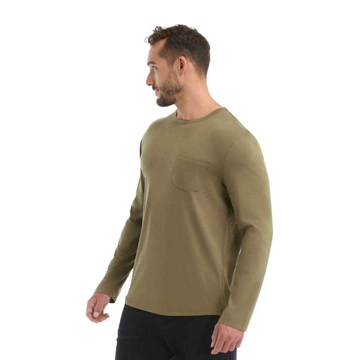 PANAMA JACK - Polera Hombre Manga Larga Verde Panama Jack