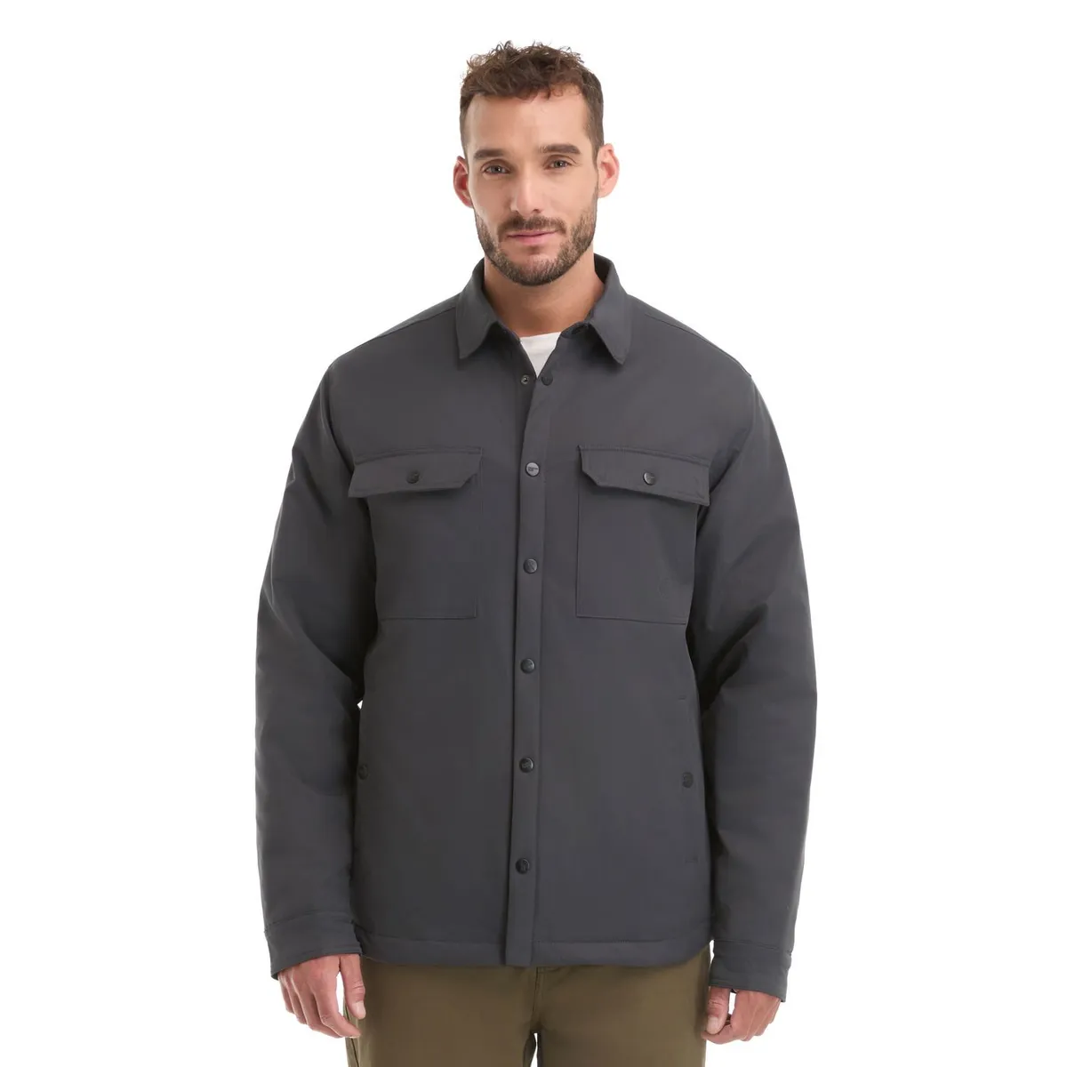 PANAMA JACK - Chaqueta Hombre Acolchada Liviana Padding Gris Panama Jack