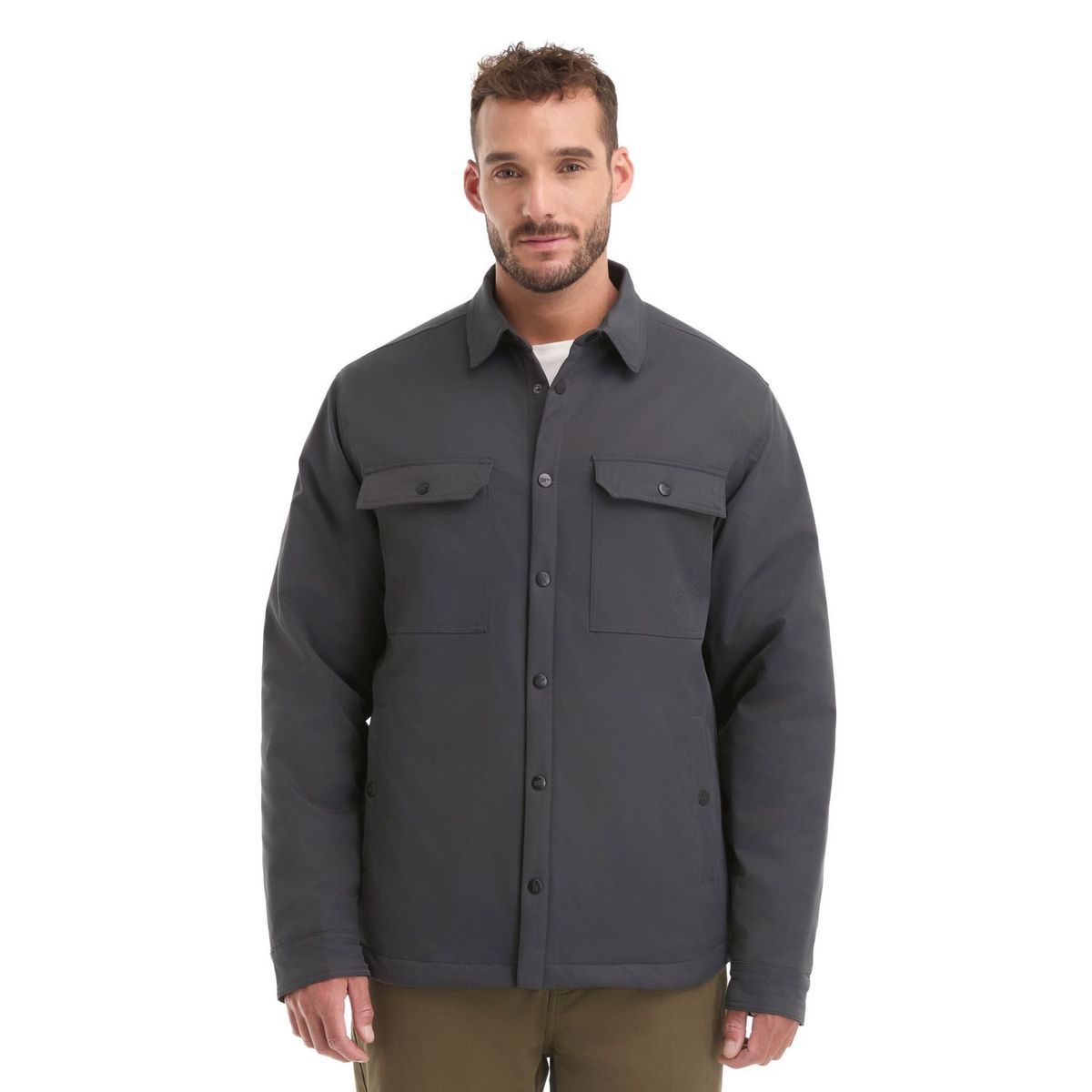 PANAMA JACK - Chaqueta Hombre Acolchada Liviana Padding Gris Panama Jack