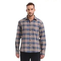 PANAMA JACK - Camisa Hombre Escocesa Liviana Casual Beige
