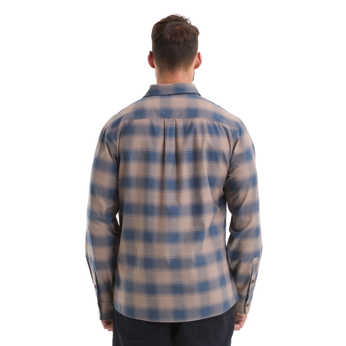 PANAMA JACK - Camisa Hombre Escocesa Liviana Casual Beige Panama Jack