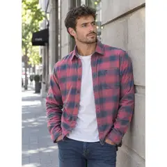 PANAMA JACK - Camisa Hombre Escocesa Liviana Casual