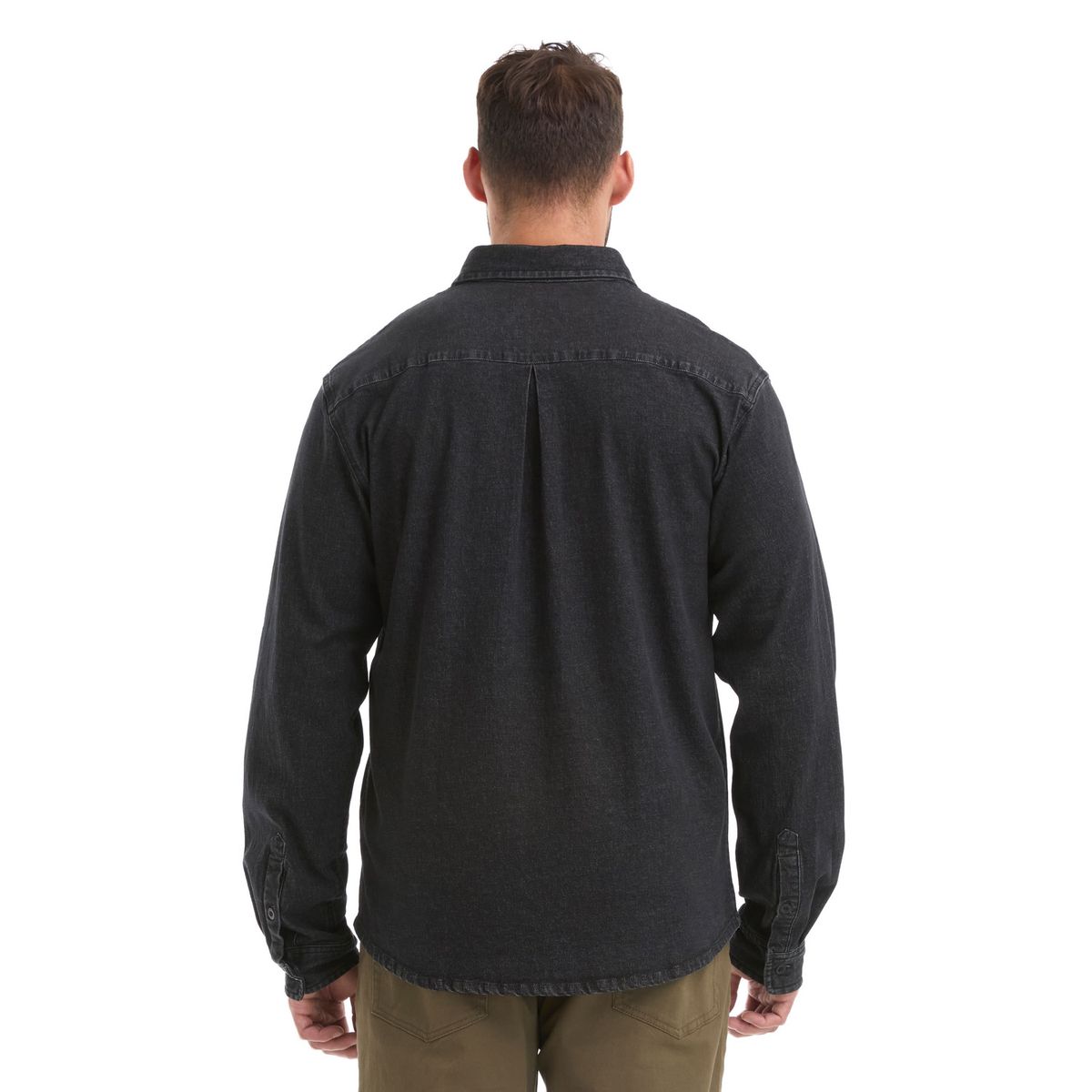 PANAMA JACK - Camisa Hombre Denim Manga Larga Casual Negro Panama Jack