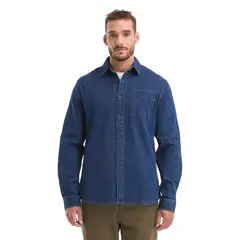 PANAMA JACK - Camisa Hombre Casual Azul