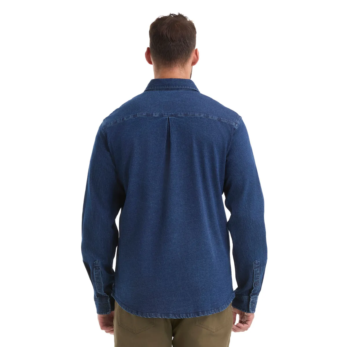 PANAMA JACK - Camisa Hombre Denim Manga Larga Casual Azul Panama Jack