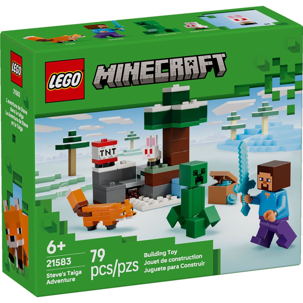 LEGO - LEGO 21583 LA AVENTURA DE STEVE EN LA TAIGA