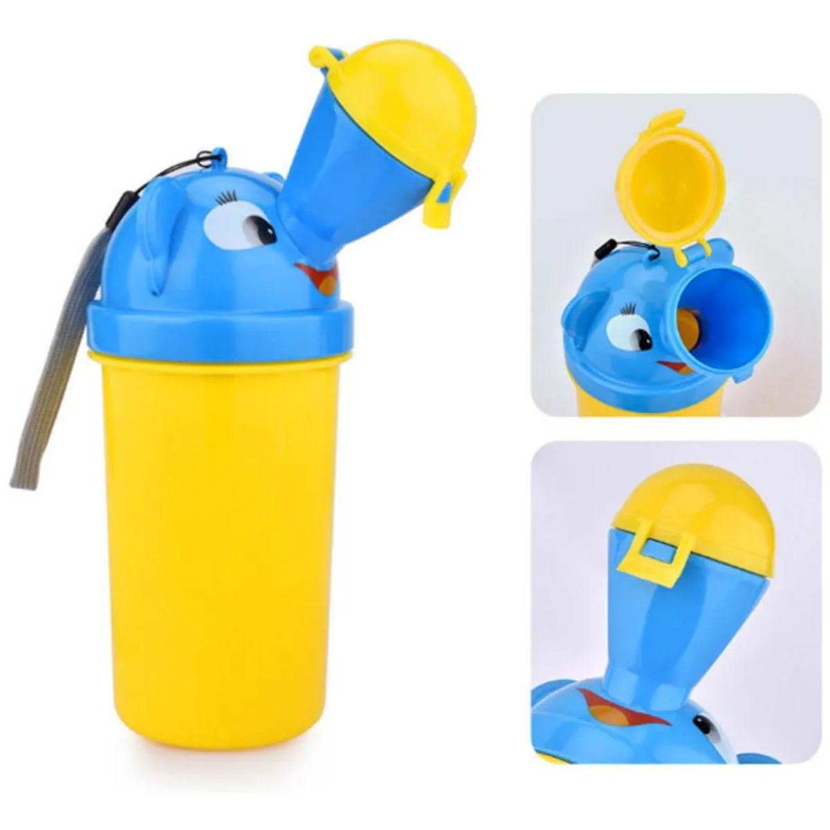 GENERICO - Urinario Infantil Portátil Niños Viajes Salidas Tipo Botella Animales