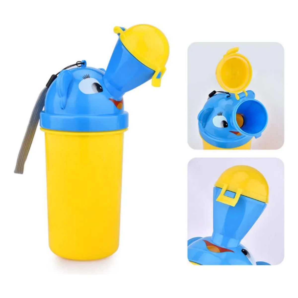 GENERICO - Urinario Infantil Portátil Niños Viajes Salidas Tipo Botella Animales