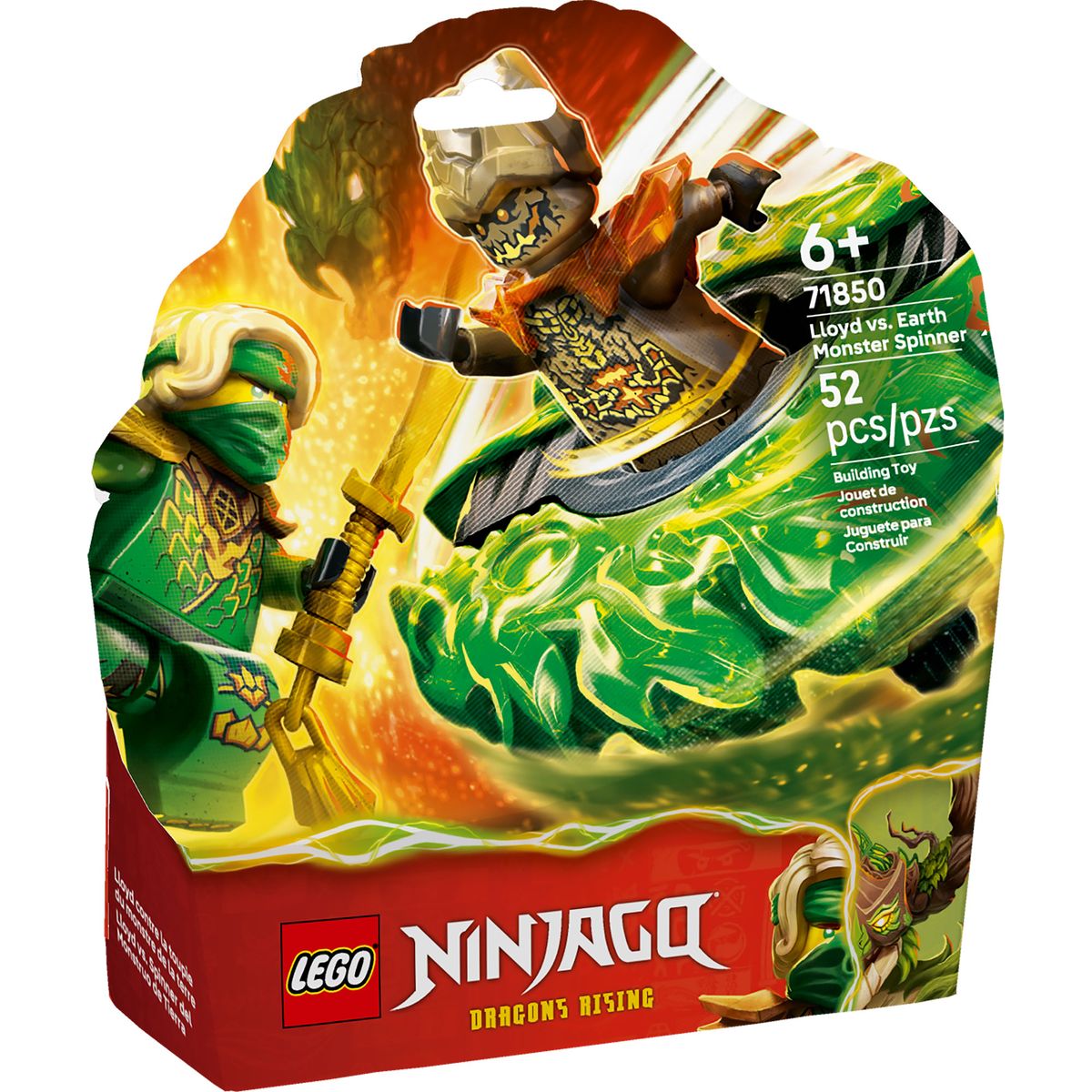 LEGO - LEGO LLOYD VS. SPINNER DEL MONSTRUO DE TIERRA NINJAGO 71850