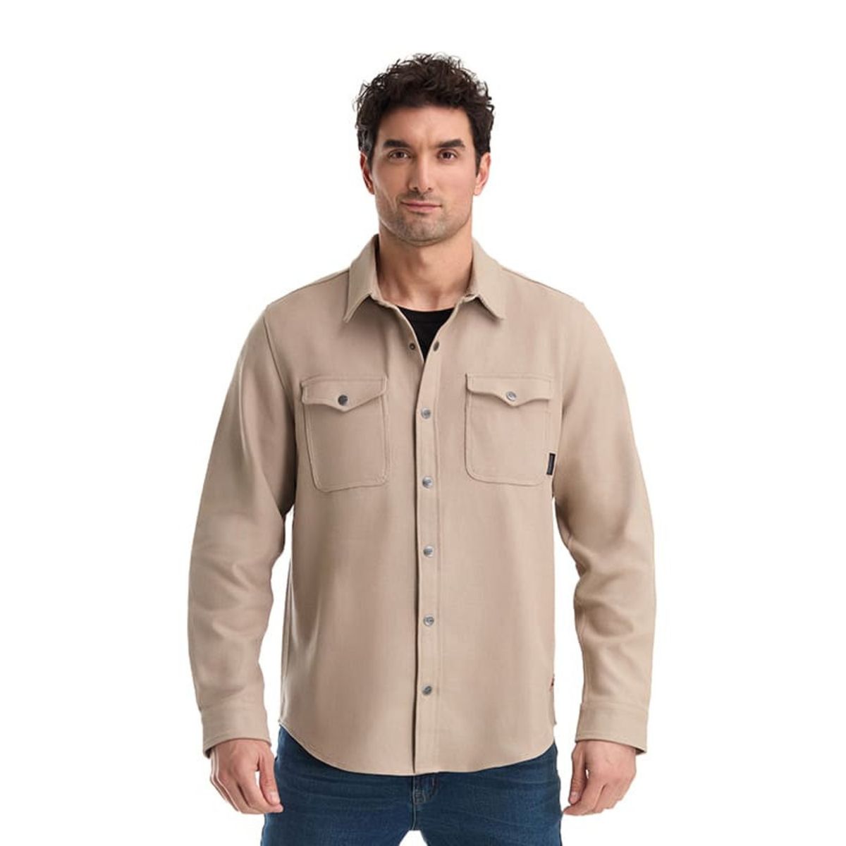 PANAMA JACK - Camisa Hombre Casual Beige Panama Jack