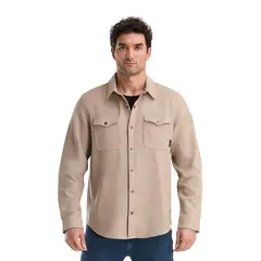 PANAMA JACK - Camisa Hombre Casual Beige
