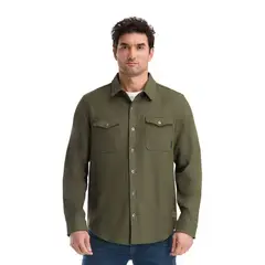 PANAMA JACK - Camisa Hombre Casual Verde