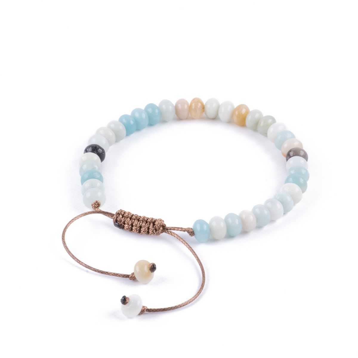 TRIBALLE - Pulsera Amistad de Piedra Natural -  Amazonita