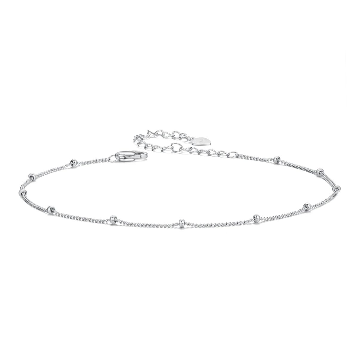 GENERICO - Tobillera plata 925 joya mujer