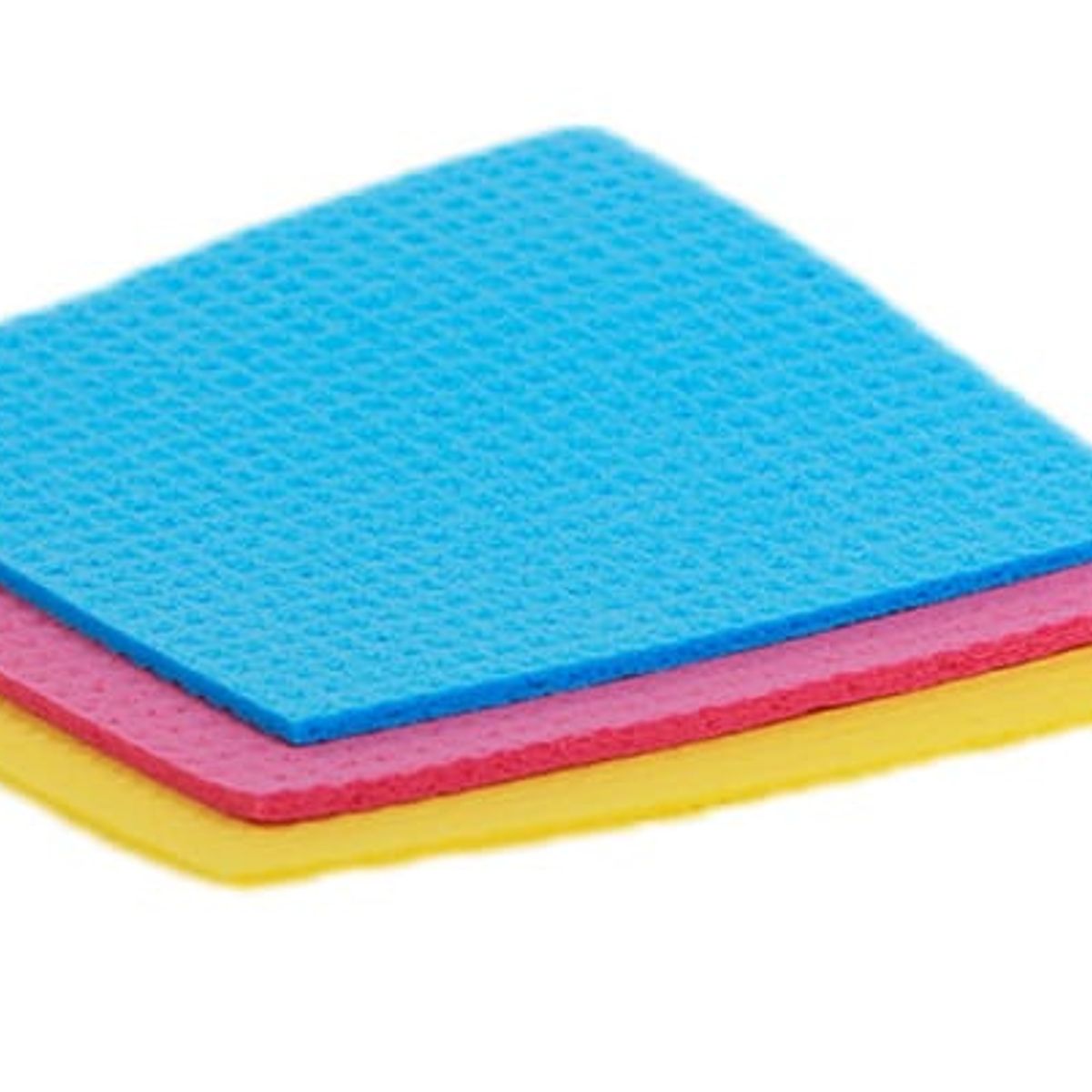 GENERICO - Paño Esponja Multiuso Limpiador 18x20cm Pack 3 Unds Colores