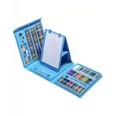GENERICO - SET DE 208 LÁPICES CON CAJA COLOR AZUL