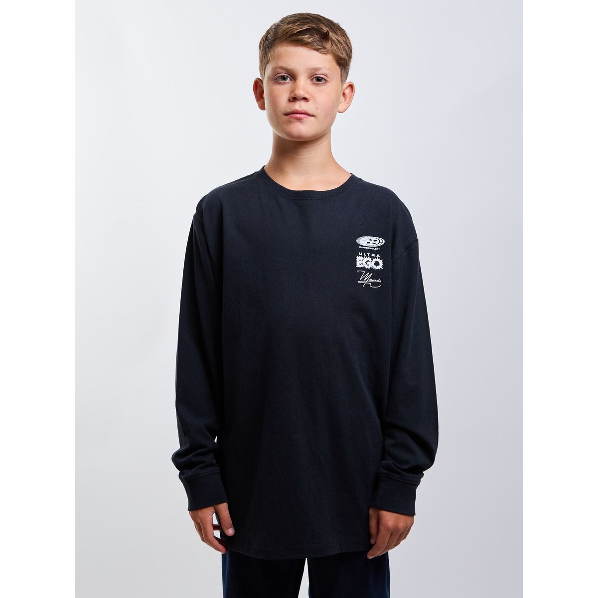 MAUI AND SONS - Polera ML Coastline Negro Infantil Maui And Sons