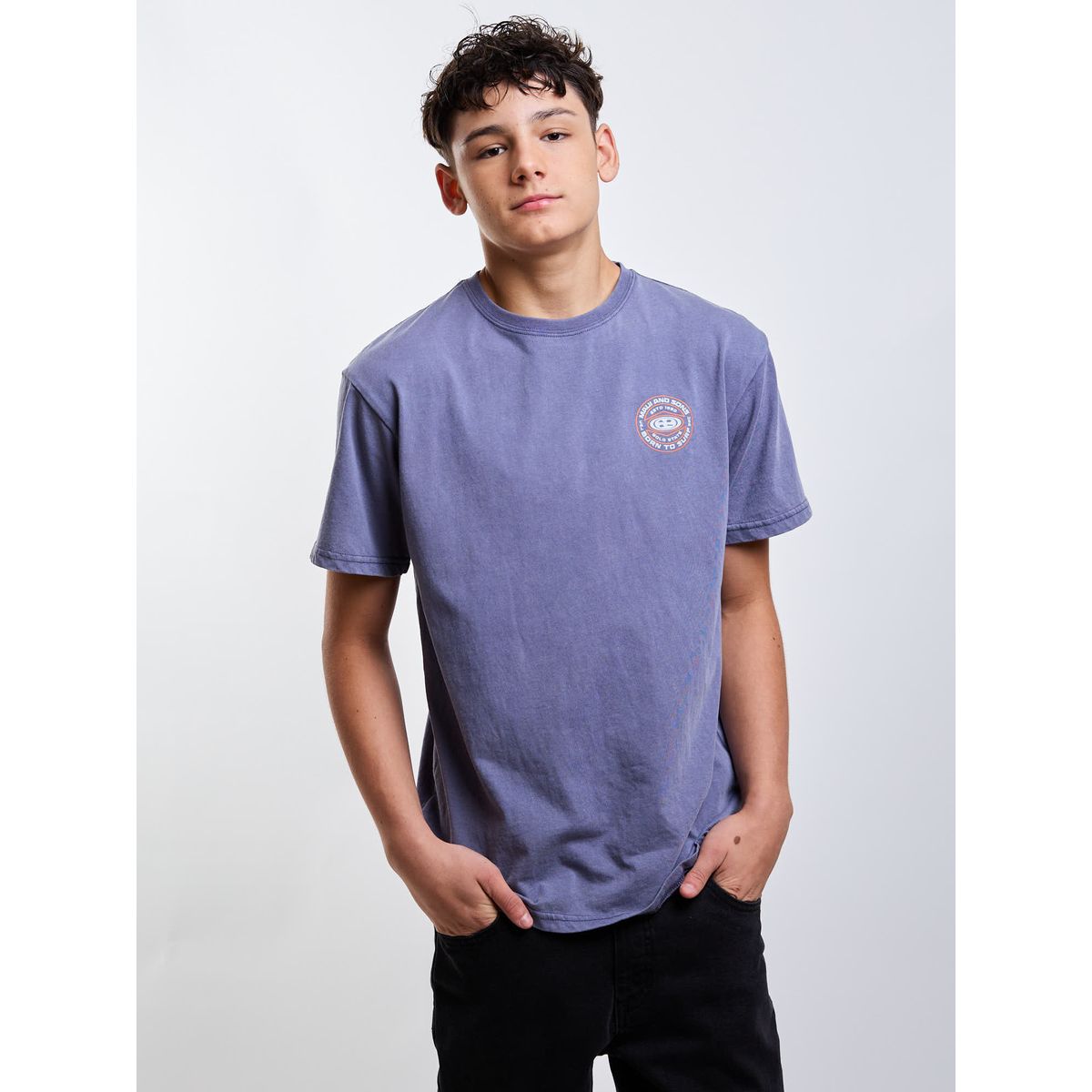 MAUI AND SONS - Polera MC Luca Azul Infantil Maui And Sons